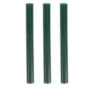 TEHAUX 3 Pezzi Tubo di Cera Solida Verde per Modellare Anelli, Materiale Rotondo per Incisione e Fusione, Facile da Modellare e Lucidare, per Progetti Artigianali Fai-da-Te