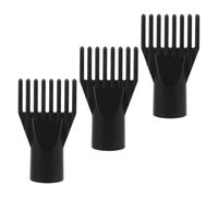 TEHAUX 3 Pezzi Ugello per Phon per Animali Domestici in Plastica Abs, Accessorio Versatile per Cani e Gatti, per Asciugatura Rapida a Casa nei Saloni per Animali