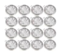 TEHAUX 30 Pezzi Di Collane Con Ciondolo A Medaglia Devozionale Parti Del Rosario Ciondolo A Croce Di San Benedetto