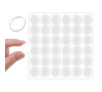 TEHAUX 36 Pezzi Paracolpi in Silicone Autoadesivi Antiscivolo per Protezione Mobili e Ante, Ammortizzatori Trasparenti per Cassetti e Piani in Vetro