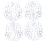 TEHAUX 4 Pezzi Base per composizioni Floreali Titolari Strumenti di arrangiamento portafiori vasi Trasparenti Porta Rana Fiore Pin Spilla per Composizione Floreale plastica Bianca
