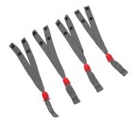 TEHAUX 4 Pezzi Cinghia per Casco da Costruzione Regolabile a Y con Bottone Cintura per Mento Casco di Sicurezza Compatibile da Lavoro per Protezione e Stabilità