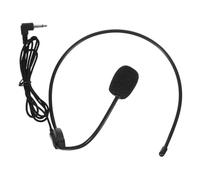 TEHAUX 4 pezzi Microfono Cuffia con Archetto Flessibile Microfono Headset con Jack per Parlare Canto Conferenze dal