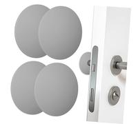 TEHAUX 4 Pezzi Protezione Paracolpi Porta Adesiva Antiurto per Maniglia e Muro Paraspifferi Silenziosi per Casa Facile Installazione