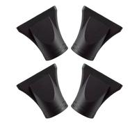 TEHAUX 4 Pezzi Ugello Asciugacapelli Plastica Design Becco d Anatra Resistente Alte Temperature Concentratore Soffio Piatto per Salone Parrucchiere e Uso Domestico