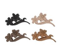 TEHAUX 4pezzi Fermaglio per Capelli Forma di Fiore Opaco Artiglio Antiscivolo Forte Tenuta per Donne e Ragazze da Usare Capelli Sottili e Spessi per Ogni Occasione