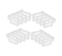 TEHAUX 4sets Divisori Per Frigorifero in Plastica Separatori Regolabili Per Organizzare Bottiglie Lattine e Sacchetti Per Alimenti