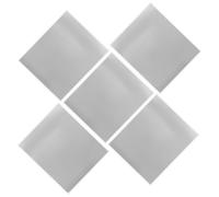 TEHAUX 5 Fogli Adesivi Gratta e Fai da Te 20x23,5 Cm Argento Etichette Stacca e Attacca per Giochi, Premi e Attività Creative in Feste