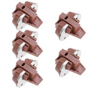 TEHAUX 5 Set Kit Stopper per Binari Sotto Montaggio Parti di Ricambio Scorrevoli per Comò e Cassettiera Camera Stopper per Guide Cassetto Resistente e Facile da Installare