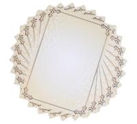 TEHAUX 50 pezzi Carta per Certificati Gialli Spessi Carta Diploma Scuola Superiore Stampabile Resistente alle Pieghe e Compatibile con Stampanti per Cerimonie e Istituzioni Educative