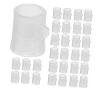 TEHAUX 50 pezzi Morsetti Cavi in Plastica per Illuminazione Sospensione Bloccacavi Filettato Grip Antistrappo per Fili Elettrici Facili da Installare e Sicuri per Lampade Pendenti