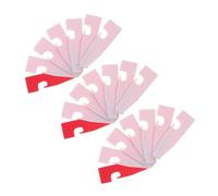 TEHAUX 50 Pezzi Piedino Minimizzare Cucire da Lo in Plastica Overlock e Macchina Resistente all'Usura, Cuscinetto Adesivo Scivolamento del Tessuto, per Laboratori e Uso Domestico