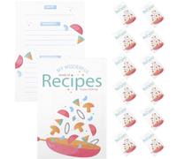 TEHAUX 50 Pezzi Schede Ricette da Scrivere in Carta, per Cucina e Viaggi | Sezioni Organizzate, Bordi Arrotondati e Superficie Liscia, per Note, Promemoria e Scambio di Ricette