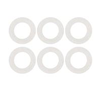 TEHAUX 6 Pezzi Anello di Tenuta in Silicone per Coperchio Serbatoio 1,3 | Guarnizione, Installazione Semplice, Resiste da 20° 100°c, per Tappi e Coperchi Acqua