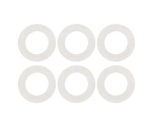 TEHAUX 6 Pezzi Anello di Tenuta in Silicone per Coperchio Serbatoio 1,3 | Guarnizione, Installazione Semplice, Resiste da 20° 100°c, per Tappi e Coperchi Acqua