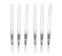 TEHAUX 6 Pezzi Pennelli Acquerello Ricaricabili con Serbatoio Pennelli per Pittura ad Acqua Leggeri e Portatili e Tecniche Artistiche con Flusso d Acqua Continuo per Mischiare e Sfumare