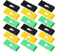 TEHAUX 60pezzi Cappucci Jumper Standard Header Pin per Hard Disk CD Dvd Scheda Madre Accessori Fai da Te Cappuccio Circuito Shunt Cortocircuito Nero Verde Giallo Colore Casuale