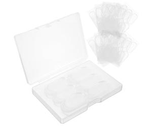 TEHAUX 60pezzi Cerotti Auricolari Verticali Per Correzione Estetica Delle Orecchie Realizzati in Silicone Sicuro Resistenti Al Sudore Adesivi Auricolari Cosmetici Per Affrontare Problema