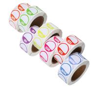 TEHAUX 7 Pezzi Adesivi dei Giorni della Settimana Data, Etichette Adesive Rimovibili per Gestione Inventario e Ristoranti, Etichette Colorate per Organizzazione Ufficio e Alimenti