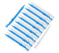 TEHAUX 72 Pezzi Bigodini Spirale per Chioma 14mm in Plastica Design a Barra Precisa e Superficie Levigata, Delicati sui Chioma per Ridurre Crespo e Rotture, per Uso Domestico e Saloni