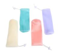 TEHAUX 8 Pezzi Sacchetti Rete Schiumogena Spessa per Sapone Fatto a Mano e Viso Sacchetto Portsapone Sospeso per Bagno con Schiuma Migliorata Custodia Multifunzione per Detergenti