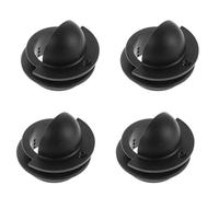TEHAUX 8 Pezzi Tazza Ingresso Pallone per Calcio Balilla, Inserto Anello Rete da Tavolo, Pp, Design 2 Fori, Nero, Installazione Facile, per Casa e Uso Commerciale