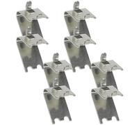 TEHAUX 8Pezzi Ganci Clip per Scaffali Inossidabile per Ripiani Congelatore Facile da Usare e Resistente Design Elegante per Organizzazione