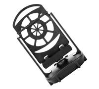 TEHAUX Agitatore Silenzioso per Telefono Cellulare Doppi Supporti, Contapassi Oscillante Automatico per Camminata, Accessorio Compatto Nero per Uso Quotidiano e Scrivania