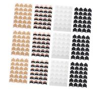TEHAUX Angoli Adesivi per Foto Scrapbook Autoadesivi, Set 384 Pezzi 16 Fogli Multicolore, Accessori per Album Fai da Te e Scrapbooking, Angoli per Montaggio Foto Protezione Bordi