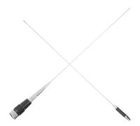 TEHAUX Antenna Retrattile per Radio CB 27mhz Argento in Metallo e Plastico, Pieghevole e Facile da Installare per Uso Marina