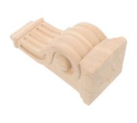 TEHAUX Applique in Legno Massello per Mobili Capitello Decorativo in Stile Europeo Corbel Intagliato Adatto per Decalcomanie Vintage e Sovrapposizioni per Mobile