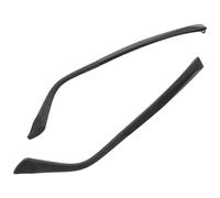 TEHAUX Aste di Ricambio per Occhiali da Sole da Vista, Gambe Leggere Design Antiscivolo e Terminali Neri, Kit di Riparazione per Protezione e Comfort Quotidiano