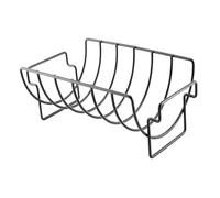 TEHAUX Barbecue Grill Outdoor in Resistente Supporto BBQ Pratico per Barbecue Esterno in Giardino Carbone e Carbonella Design Nero Durevole e Facile da Usare