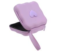 TEHAUX Borsa Compatta e Comoda a Forma di Cuore Porta Assorbenti Mestruali in Eva per Prodotti per Ciclo, per Ragazze e Donne a Casa in Ufficio