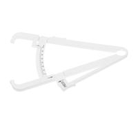 TEHAUX Calibro di Grasso Corporeo Bianco in Plastica, Tester del Grasso Piccolo e Portatile Intervallo di Misurazione 0~70mm per Analisi Accurata della Composizione Colore Casuale