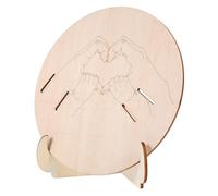 TEHAUX Cartello Annuncio Nascita Legno Pernette Braccialetti Neonati, Bacheca Informativa per Reparto Maternità, Decorazione Cameretta