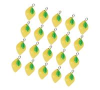 TEHAUX Charms Limone in Resina Plastica Gialli 20 Pezzi per Gioielli