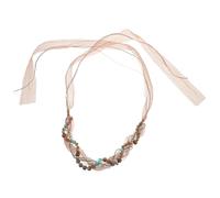 TEHAUX Cintura Donna Boho in Rete Pietra Realistica, Leggera e Versatile, Può essere Indossata come Cintura o Collana per Uso Quotidiano Casual