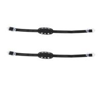 TEHAUX Cinturino per Mento Regolabile per Casco 2 Pezzi Supporto Stabile e Fibbia Protettiva per Uso in Cantiere e Scenari Tattici