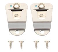 TEHAUX Clip per Microfono Cb in Metallo Alte Prestazioni Viti, 2 Set Supporto Facilmente Installabile per Radio Cb e Accessori Radioamatori