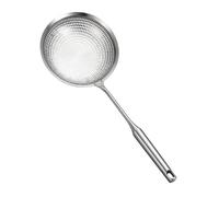 TEHAUX Colino Cucchiaio in Acciaio 304 Resistente con Fitti per Filtrare Olio Scolapasta Compatto per Cucina e Ristorazione Facile da Pulire e Resistente alla Deformazione