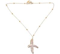 TEHAUX Collana Religiosa Ciondolo Croce e Perle Barocche Catena Minimalista in Perle d’Acqua Gioielli Natalizi e Battesimo per Donna Accessorio di Fede Versatile e Leggero