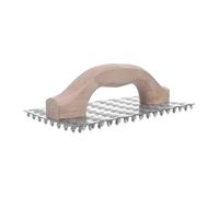 TEHAUX Coltello Multi-denti per Finitura Cemento Artistica e Pratica, Lama in Acciaio al Carbonio con Denti da 8mm, Resistente a Usura e Deformazioni, per Cartongesso e Soffitti