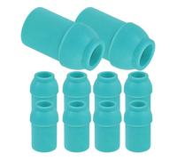 TEHAUX Connettori per Pompa di Coppettazione 10 Pezzi in Plastica Verde, Minimizzano la Perdita D'aria e Migliorano L'efficacia della Coppettazione per Uso Domestico