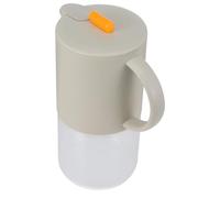 TEHAUX Contenitore per Acqua Fredda con Coperchio Antigoccia Grande Capacità e Manico Portatile Trasparente con Struttura Stabile per Casa e Outdoor Facile da Pulire e Versare