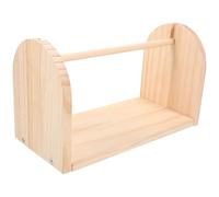 TEHAUX Contenitore per Nastri in Legno Supporto per Rocchetto Manuale Avvolgitore per Filati Riutilizzabile Organizer per Rocchetti in Legno Utensile per Avvolgimento Manuale