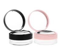 TEHAUX Contenitore per Polvere Compatta con Soffietto e Specchio, 20g, Portatile e Durevole in Plastico, per Trasporto
