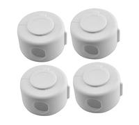 TEHAUX Copertura Protettiva per Maniglia Porta 4 Pezzi in Pp Bianco Presa Confortevole e Design Discreto la Sicurezza dei Ragazzo Ragazza