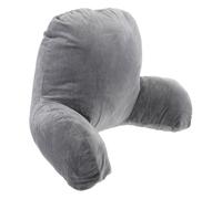 TEHAUX Cuscino Lombare Ergonomico per Schienale Sedia Ufficio Supporto Traspirante in Cotone e Lino Resistente con Fodera Sfoderabile e Imbottitura per Lettura e Relax sul