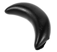 TEHAUX Cuscino per Collo a Forma a U in Silicone Nero Leggero Supporto Ergonomico per Shampoo per Servizi in Salone e Hair Spa